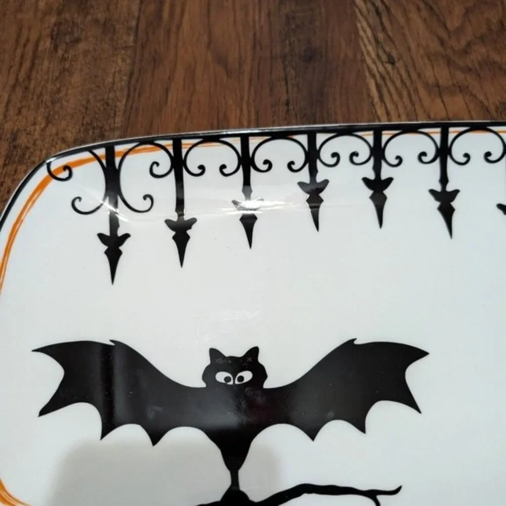 Lenox Hors d'Oeuvre Tray Eternal‎ Halloween 13 3/4